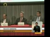 Nelson Merentes, pdte. del BCV, explica el nuevo sistema cam