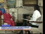 NTN24 entrevistó a Hillary Clinton, Secretaria de Estado de