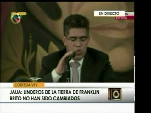 Vpdte. Elías Jaua ofrece rueda de prensa para aclarar que Br