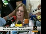 CNP anuncia resultados de las elecciones. La mayoría la obtu