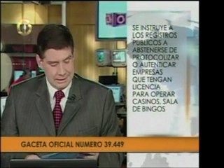 Aspectos mas resaltantes de la Gaceta Oficial del día lunes