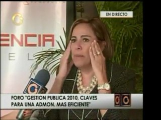 Dir. de Transparencia Venezuela, Mercedes de Freitas, declar