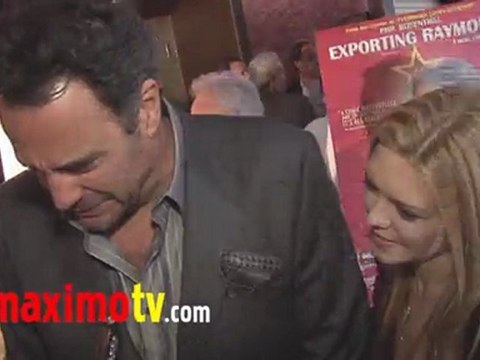 BRAD GARRETT and ISABELLA QUELLA at EXPORTING RAYMOND Premiere