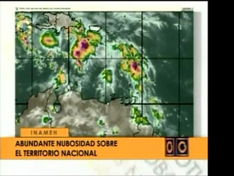 Informe del INAMEH acerca del comportamiento del clima, que
