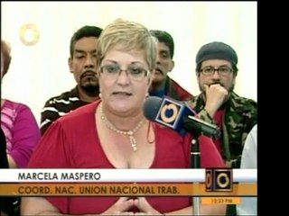 La Unión Nacional de Trabajadores afirma que fue reconocida