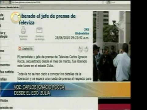 Declaraciones de Carlos Ignacio Rocca, jefe de prensa de Tel
