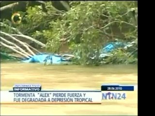 Tormenta Alex afecta a todo el Caribe y ha dejado fatalidade