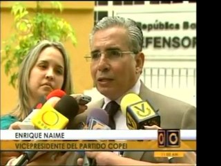Copei acude a la Defensoría del Pueblo y hacen reclamos resp