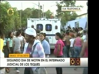 En el penal de Los Teques se dio un enfrentamiento entre reo