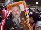 Demonstrators flood the streets of Yemen capital