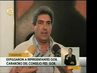 Representantes del gobierno de Carabobo no les fue permitido