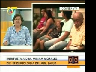 Epidemióloga del Min. de Salud afirma que la población debe