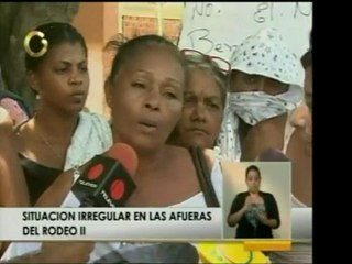 Familiares de reos del Rodeo II exigen presencia del Ministr