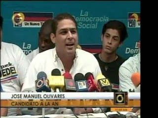 Candidato a la AN de la MUD por Vargas, José Manuel Olivares