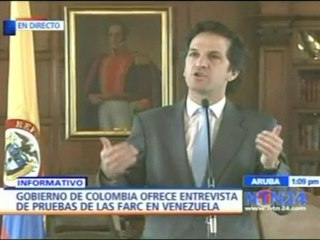 Jaime Bermudez niega que se quieran obstruir relaciones entr