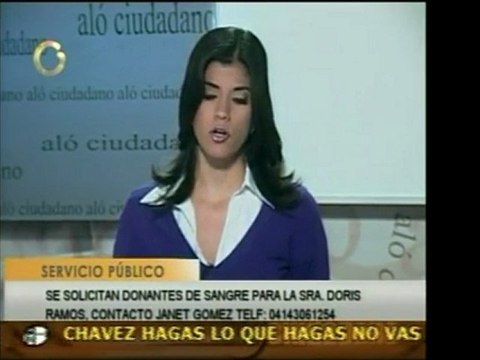 Doris Ramos requiere donantes de sangre de cualquier tipo en