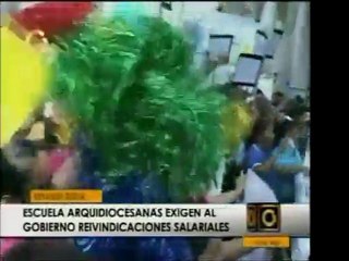 Escuelas arquidiocesales zulianas exigen frente al palacion