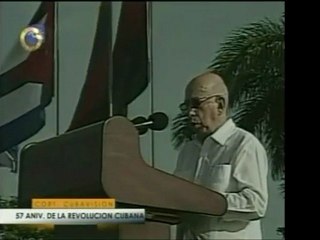 Discurso en acto por el 57 aniversario del asalto al Cuartel