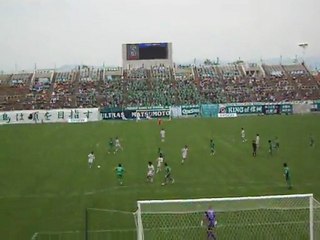 2010 松本山雅vsブラウブリッツ秋田　松田の先制点