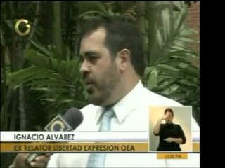 Ex relator de libertad de expresión de la ONU, Ignacio Álvar