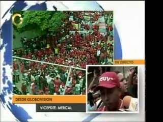 Vpdte. de Mercal lee comunicado donde se acusa a Globovisión
