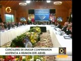 Ambiente previo a la reunión de Unasur. Varios países ya han
