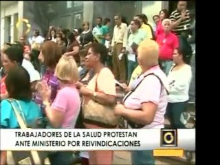 Sindicalistas de la salud denuncian violación de todo tipo d