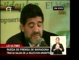 Diego Armando Maradona, ex astro del fútbol y ex director té