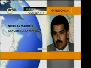 Canciller Nicolás Maduro, aseguró que "ha llegado la hora pa