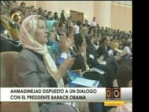 El mandatario de Irán, Mahmoud Ahmadineyad, está dispuesto a