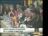 La 39a cumbre del Mercosur culminó este martes sus sesiones