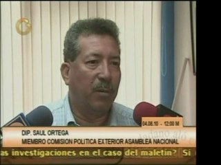 Diputado Saúl Ortega rechazó las afirmaciones del Embajador