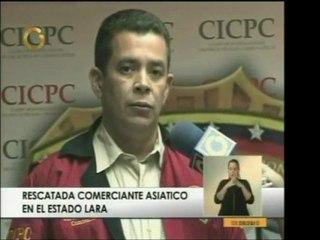 Un comerciante asiático fue rescatado en el estado Lara por
