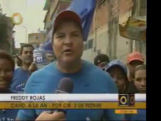 Candidatos de la Mesa de la Unidad Democrática hicieron camp