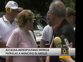 Alcaldía Metropolitana entregó 16 patrullas a PoliHatillo