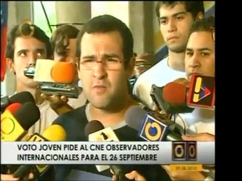 ONG Voto Joven exige al CNE permitir observadores internacio