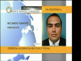 En Carabobo la audiencia para los tres directivos de PDVAL s