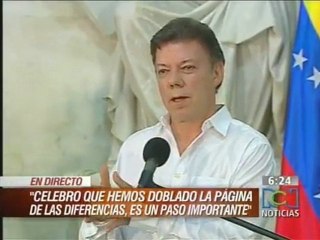 A través de un comunicado conjunto, los presidentes Chávez y
