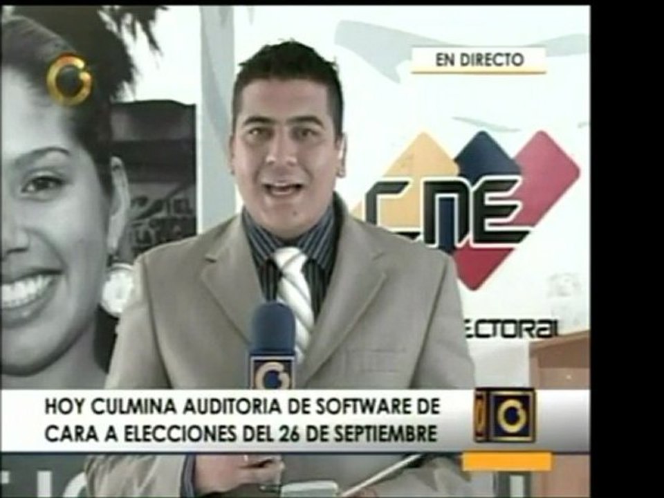 Hoy termina la auditoria de software electoral...