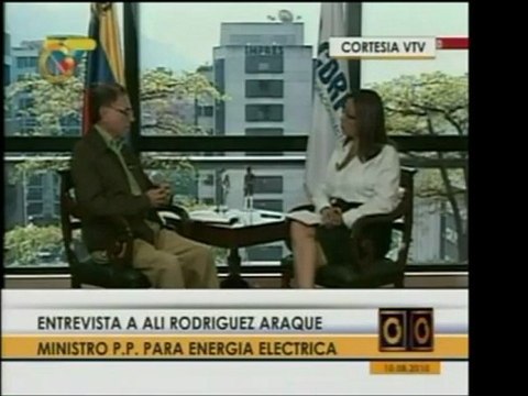 Min. Alí Rodríguez Araque reconoce que las fallas actuales s