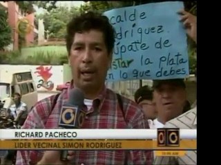 Vecinos de los sectores Simón Rodríguez y Pinto Salinas del