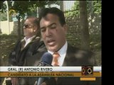 Grnal. Antonio Rivero acudió asistió en Fuerte Tiuna para co