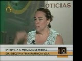 Mercedes de Freitas, de ONG Transparencia Venezuela, defiend