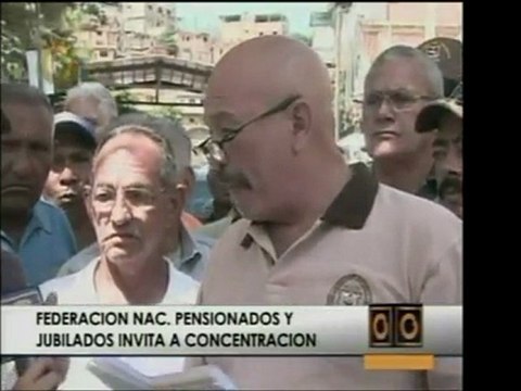 Fed. Nac. de Pensionados y Jubilados invita a concentración