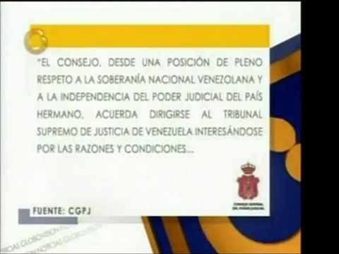 Desde el poder judicial de España surge acuerdo para interes