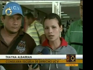 Grupo de estudiantes de Derecho de la UCV apoyan las medidas