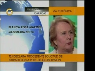 Magistrada del TSJ Blanca Rosa Mármol de León explica por qu