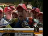 Concejal Metropolitano Luis Velásquez pide al CICPC en la Mo