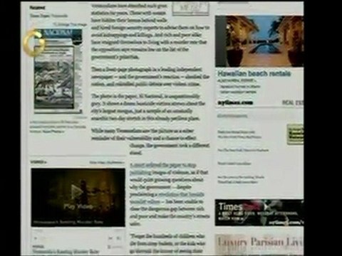 El diario New York Times muestra cifras que colocan a Caraca