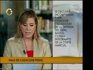 Sala de Casación Penal del TSJ se declaró incompetente ante